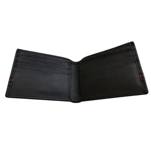 <b>Men's</b> <b>Leather</b> Bifold Wallet Stripe Design Multi Card Slots Cash Pocket Business Slim <b>Purse</b> Pocket Organizer Compact Gift Modern - Product Image 3