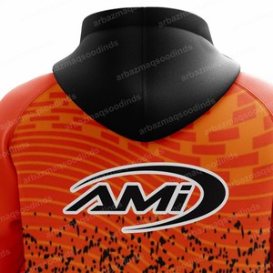 Sudadera con capucha gruesa antiencogimiento de sublimación, la más nueva, para hombre, talla grande, para lucha libre, 100% poliéster, para entrenamiento. - Product Image 4
