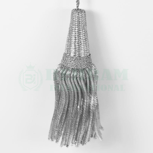 Flecos Metálicos con Borlas, Flecos de Bullion, Decoración para Cortinas y Prendas, 100% Poliéster, Ligeros, Color y Tamaño Personalizables - Product Image 3