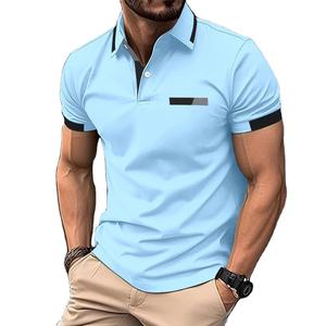Nuevo diseño 100% camisetas de poliéster de talla grande logotipo personalizado impreso espacios en blanco diseñador de los hombres Golf Polo camiseta para hombres ropa deportiva - Product Image 5