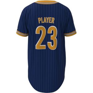 Camiseta de Béisbol de Manga Corta con Botones, Uniforme de Equipo Personalizado, Ropa Deportiva, Camiseta de Béisbol Informal con Botones en la Parte Delantera, 100% Poliéster - Product Image 2