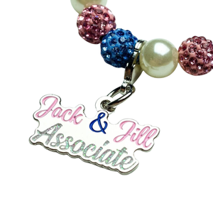 Crystal and Pearl Beaded Associate <b>Bracelet</b> <b>Stretch</b> Wrist Jewelry Accessory for Women Everyday Gift Wear Elegant Design Plus Set - Product Image 2