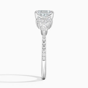 Anillo BOJ 0131 con Corte Asscher, Plata 925, Anillo Solitario de Lujo con Engaste de Garras Marquise, Diamante de 2ct, Color D, VVS1, Moissanita, Certificado GRA, en Oferta - Product Image 3