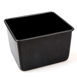 Deep Square Bread Pan 120x105mm No Lid PTFE Non Stick Small Loaf <b>Mold</b> Cold Rolled Steel Korea Made Bakeware - Product Image 1