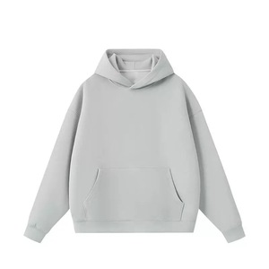 Sudadera con Capucha para Mujer, Talla Grande, Color Borgoña, Manga Larga, con Bolsillo Tipo Canguro - Product Image 3