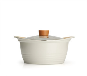 BASIC IH SAUCE <b>POT</b> 24CM - Basic <b>Ceramic</b> <b>pot</b> series PFOA-free <b>ceramic</b> Easy-clean nonstick cookware - Product Image 1