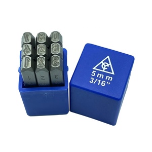 Juego de punzones con números de acero de 5mm de grado industrial, sello de Metal OEM personalizable, herramientas de impresión, suministro de fábrica - Product Image 1