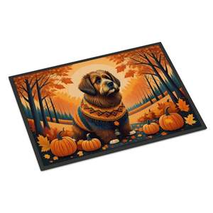 Briard Fall Paillasson Antidérapant Lavable Low Pile 24H X 36W Tapis d'entrée intérieur et extérieur pour porte d'entrée - Product Image 1