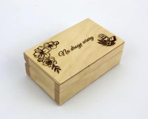 Boîte en bois gravée au laser sur mesure, de qualité supérieure, pour bijoux, rangement et équipement de jeu – Vente en gros - Product Image 1