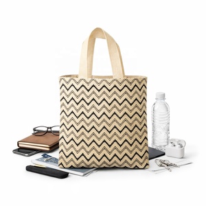 Cotton <b>Canvas</b> Biodegradable Reusable Eco-Friendly Patch Handle Shopping Sack Carry Bag Customizable Colors Silk Screen Printed - Product Image 6