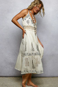 POL Smocked Waistband Floral Midi Cami <b>Dress</b> - Product Image 4