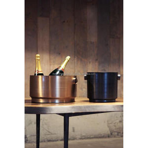 Diseño martillado Bebida Bañera Bar Hotel Restaurantes Pantalla Gran Champán Enfriador de vino Mango de cabeza de ciervo Enfriador de vino/Cubo de hielo - Product Image 3