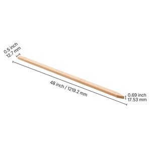 25 Pezzi 48x0.5x0.69 Picchetti da Giardino in Legno di Abete con Punta Affilata, Pali per Rilevamento e Livellamento, Supporto per Piante, Segnaposto da Giardino - Product Image 5