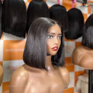 Extensions de cheveux humains russes crus Remy à double tirage fournisseur de gros perruque vietnamienne - Product Image 3