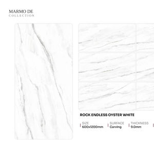 Azulejos de Porcelana Signature Reliefmark con Grabado en Relieve 60X120CM 600X1200MM 24X48 Superficie Contemporánea con Profundidad para Desarrollos de Primera Calidad - Product Image 1