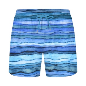 Shorts de plage pour hommes de haute qualité, design personnalisé, votre propre logo, tissu extensible quadridirectionnel et sublimation écologique. - Product Image 3