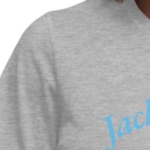 Women's Heather Gray Crew Neck Short Sleeve <b>T</b> <b>Shirt</b> with Blue Graphic Lettering 1938 Front Design Casual Cotton Tee Everyday - Product Image 3