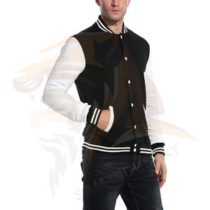 Chaquetas Varsity Lisas para Hombre de Diseño Personalizado, Productos de Moda, Chaquetas Varsity para Uso en Exteriores para el Invierno - Product Image 2