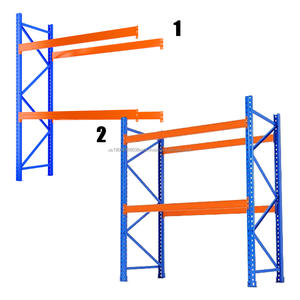 Estante de apilamiento de almacén de Metal plegable de acero con revestimiento en polvo resistente personalizado, almacenamiento de paletas de acero plegables apilables - Product Image 6