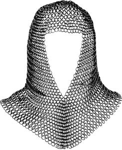 Armadura de Caballero Medieval Hecha a Mano con Capucha y Cota de Malla, Acero Suave, Disfraz de Cosplay, Reenactamiento, Venta al por Mayor, Calidad Premium - Product Image 1