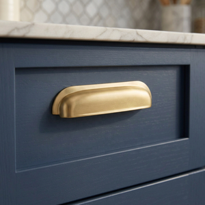 Modern Brass Drawer Pull <b>Handle</b> Bar Shape Durable <b>Kitchen</b> Cabinet Hardware <b>Gold</b> Finished Classic Design Cabinet Drawer Wardrobe - Product Image 3
