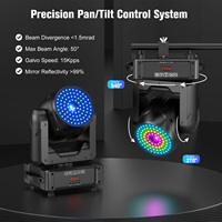 U`King 120W Moving Head Light, animation 3D, contrôle DMX via application, lumière laser mobile RGB 2W pour DJ, bar, discothèque, scène, club, fête, spectacle
