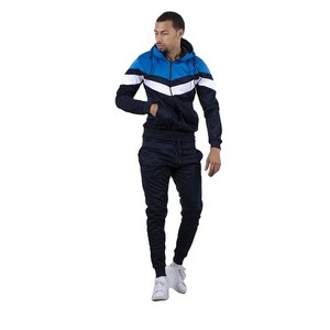 Ensemble Sweat-Shirt à capuche pour homme, Logo personnalisé, manches longues, 100% Polyester, jogging, course, vêtements de sport, football, survêtement, 2 pièces - Product Image 1