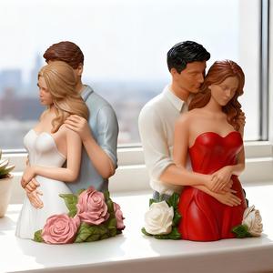 Molde de Silicona para Velas de Yeso con Forma de Pareja Abrazada, Decoración de Mesa, Vela Aromática - Product Image 3