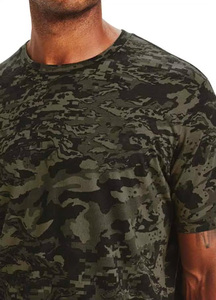 Camiseta de Manga Corta para Hombre, Camuflaje, Corte Regular, Cuello Redondo, Tejido Jersey de Secado Rápido, Estampado Digital, Estilo Casual - Product Image 6