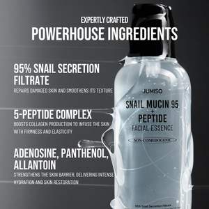 Esencia Facial Jumiso con Mucina de Caracol 95 + Péptidos 140 mL, Cuidado de la Piel Coreano, Esencia Calmante, Reparadora y Suavizante para una Piel Radiante - Product Image 5
