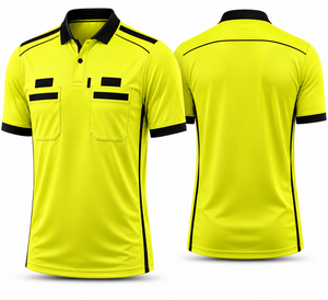 Camiseta de Árbitro de Fútbol Personalizada, Camiseta de Árbitro de Fútbol Profesional, Impresión Sublimada OEM ODM, Secado Rápido, Transpirable, Ropa Deportiva de Equipo - Product Image 1