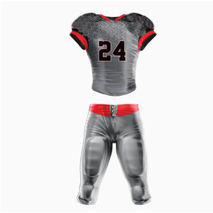 Uniforme de football américain respirant, style tendance, couleurs et designs personnalisables, service OEM, fabriqué au Pakistan - Product Image 1
