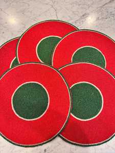 Unique Handmade Beaded <b>Table</b> <b>Placemat</b> with Colorful Embroidery Work for <b>Dining</b> <b>Table</b> Home Decor and Gift Giving - Product Image 5