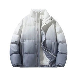 Wholesale Custom OEM Printed Canvas Puffer <b>Jacket</b> for <b>Men</b> with Plus Size Option <b>Waterproof</b> Casual <b>Winter</b> <b>Jacket</b> with Pockets - Product Image 3