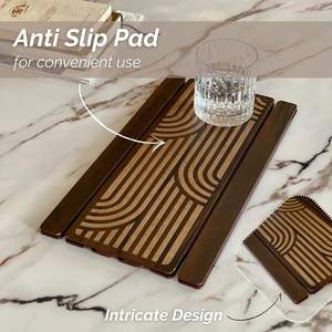 Proveedor Mayorista de Bandejas de Madera para Reposabrazos de Sofá |   Fábrica de Mesas Auxiliares para Sofá de Bambú |   Fabricante OEM para Pedidos al por Mayor - Product Image 2