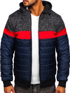 Blouson d'aviateur en toile à col montant personnalisé pour hommes pour l'hiver - Product Image 3