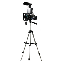 Videocámara 4K Personalizable con Sensor CMOS de 48MP para Principiantes, Regalo para Niños, Pantalla Táctil de 3.0 Pulgadas, Cámara Web WiFi con Zoom de 18X y Visión Nocturna