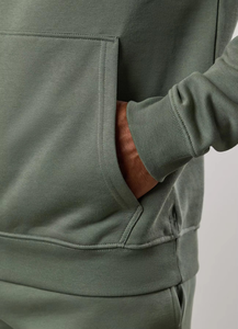 New Arrival Heavyweight Fleece Polyester/Cotton Activewear <b>Hoodie</b> Men Solid Autumn Eco-Friendly Waterproof <b>Workout</b> Gym Pocket - Product Image 3