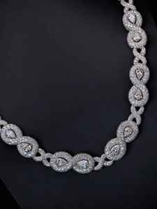 <b>Infinity</b> Bling Gold Plated Cuban Chain Necklace 925 Silver Moissanite Diamond Hip Hop Jewelry Party Wear Gift - Product Image 4