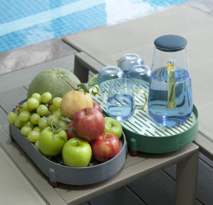Accessoires de cuisine, plateaux décoratifs multifonctionnels pour fruits, café, thé, boissons fraîches, porte-gobelets et égouttoir à verres - Product Image 4