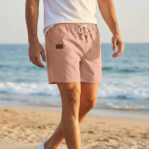 Shorts de sport décontractés pour hommes, respirants, en nylon, à séchage rapide, coupe ample, taille mi-haute, pour l'été et la course à pied - Product Image 1