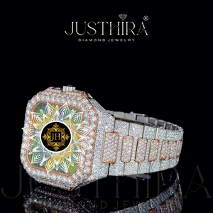Reloj de Cuarzo con Diamantes Moissanite de Primera Calidad, Cuadrado, Unisex, Claridad VVS, Esfera con Incrustaciones, Correa de Acero Inoxidable, Estilo HipHop Deportivo - Product Image 2