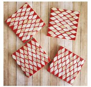 Posavasos de MDF con incrustaciones de nácar de último diseño, posavasos de nácar, manteles individuales, posavasos con incrustaciones de nácar, precio competitivo bajo - Product Image 4