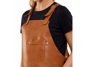 Thick Genuine Leather Smell Proof Heavy Duty Multi-Function Apron for Metal Finishing Buffing-Professional Industrial Protection - Product Image 2