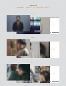 Photobook Aleatorio de Golden Jung Kook, Tarjeta Postal, Póster Plegable, Ediciones Azul Marino, Beige y Verde, BTS - Product Image 3