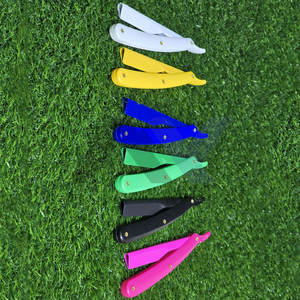 Nuevas Navajas de Afeitar para Barbero con Mango de Plástico y Bloqueo Deslizante, Afeitadora para Hombres, Recortadora de Pelo Corporal, Soporte de Cuchilla de Borde Afilado - Product Image 4