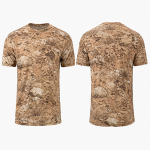 Camisa de Caza de Manga Larga para Hombre MEGAMAPLE, Camuflaje, Transpirable, Poliéster, Ropa de Verano para Exteriores, Secado Rápido, Informal, con Logotipo Frontal - Product Image 1