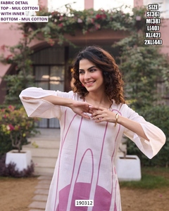 Bandhani Zariya Classic Cotton <b>Women's</b> Floor-Length Quick Dry Sun Protection All Seasons <b>Kurta</b>/Kurti Set - Product Image 5