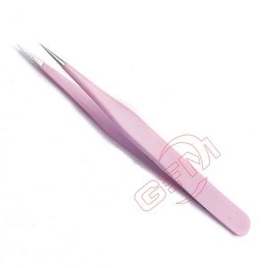 Pinzas de Acero Inoxidable de Alta Calidad para Extensión de Pestañas, Logotipo Personalizado Profesional, Instrumento de Belleza Duradero y Reutilizable - Product Image 4