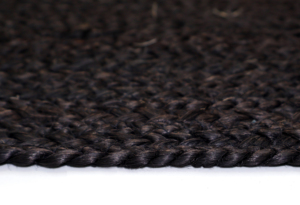 Tapis tressé bohème en jute tissé à la main 2x3 2x4 2x6 3x5 pieds, fibre naturelle, écologique, antidérapant, couleur unie - Product Image 4